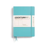 LEUCHTTURM1917 363390 Notebook Medium (A5), Hardcover, 251 numbered pages Aquamarine, Plain