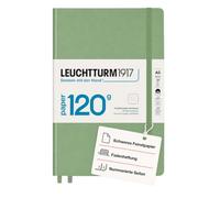 Leuchtturm1917 A5 Hardcover Notebook Edition 120 — 120gsm, 203 Numbered Pages, Dotted, Sage
