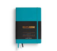 LEUCHTTURM1917 363572 Bullet Journal - Edition 2, Notebook Medium (A5), Hardcover, 206 Numbered Pages, 120 g/m² Paper, Dotted, Turquoise 2025