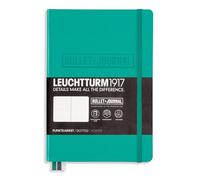LEUCHTTURM1917 363572 Bullet Journal - Edition 2, Notebook Medium (A5), Hardcover, 206 Numbered Pages, 120 g/m² Paper, Dotted, Turquoise 2025