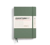 Leuchtturm1917 : A5 Hardcover Notebook : 80gsm : 251 Pages : Dotted : Olive