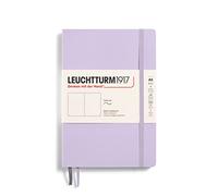 LEUCHTTURM1917 365496 Notebook Medium (A5), Softcover, 123 Numbered Pages, Lilac, Plain
