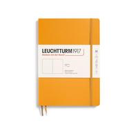 LEUCHTTURM1917 365633 Notebook Composition (B5), Softcover, 123 Numbered Pages, Rising Sun, Plain