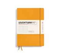 LEUCHTTURM1917 366166 Notebook Composition (B5), Hardcover, 219 Numbered Pages, Rising Sun, Dotted