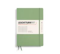LEUCHTTURM1917 366173 Notebook Composition (B5), Hardcover, 219 Numbered Pages, Sage, Ruled