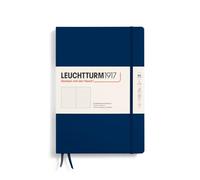 LEUCHTTURM1917 366178 Notebook Composition (B5), Hardcover, 219 Numbered Pages, Navy, Dotted