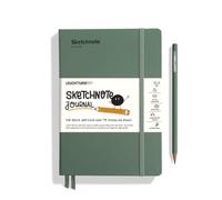 LEUCHTTURM1917 366212 Sketchnote Journal Medium (A5), Olive, English