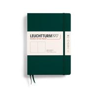 Leuchtturm A5 Harback Notebook Medium 251 Numbered Pages - PLAIN, FORSTGRN