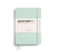 Leuchtturm A5 Harback Notebook Medium 251 Numbered Pages - PLAIN, MINT GRN