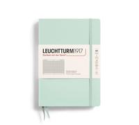 LEUCHTTURM1917 367261 Notebook Medium (A5), Hardcover, 251 Numbered Pages, Mint Green, Squared