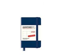 LEUCHTTURM1917 367643 Weekly Planner Mini (A7) 2024, Navy, German
