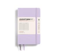LEUCHTTURM1917 368147 Notebook Pocket (A6), Hardcover, 187 Numbered Pages, Lilac, Ruled