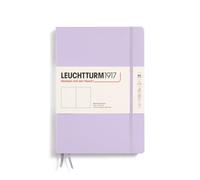 LEUCHTTURM1917 368149 Notebook Composition (B5), Hardcover, 219 Numbered Pages, Lilac, Plain