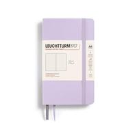 LEUCHTTURM1917 368159 Notebook Pocket (A6), Softcover, 123 Numbered Pages, Lilac, Dotted