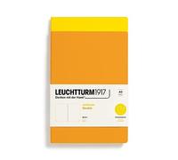 LEUCHTTURM1917 368177 Jottbook (A5), 59 Numbered Pages, Plain, Lemon and Rising Sun, Pack of 2