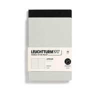 LEUCHTTURM1917 368187 Jottbook (A5), 59 Numbered Pages, Dotted, Light Grey and Black, Pack of 2