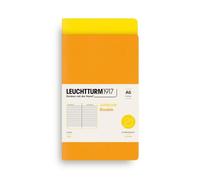 LEUCHTTURM1917 368194 Jottbook (A6), 59 Numbered Pages, Ruled, Lemon and Rising Sun, Pack of 2