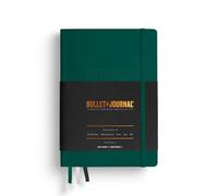 LEUCHTTURM1917 368952 Bullet Journal Edition 2, Medium (A5), Hardcover, 206 Numbered Pages, Green23, Dotted