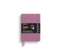 LEUCHTTURM1917 369203 Thesis Journal Medium (A5), Hardcover, Dusty Rose, English - Perfect for Academic Papers and theses