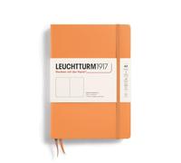 LEUCHTTURM1917 369779 Notebook Medium (A5), Hardcover, 251 Numbered Pages, Apricot, Plain
