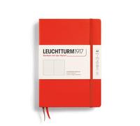 LEUCHTTURM1917 369784 Notebook Medium (A5), Hardcover, 251 Numbered Pages, Lobster, Dotted