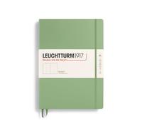 LEUCHTTURM1917 370259 Master Classic Notebook (A4+) Hardcover, 235 Numbered Pages, Sage, Blank