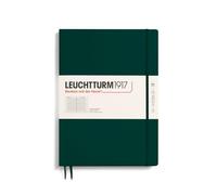 LEUCHTTURM1917 370273 Master Slim Notebook (A4+), Hardcover, 123 Numbered Pages, Forest Green, Lined