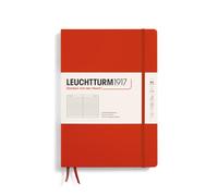 LEUCHTTURM1917 370277 Notebook Composition (B5), Hardcover, 219 Numbered Pages, Fox Red, Lined