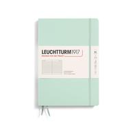 LEUCHTTURM1917 370283 Notebook Composition (B5), Hardcover, 219 Numbered Pages, Mint Green, Lined