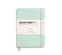 LEUCHTTURM1917 370311 Notebook Composition (B5), Soft Cover, 123 Numbered Pages, Mint Green, Blank