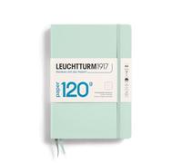 LEUCHTTURM1917 370344 Notebook Medium (A5) 120 g/m² Paper Edition, Hardcover, 203 Numbered Pages, Mint Green, Dotted