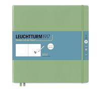 LEUCHTTURM1917 370351 Sketchbook Square (225 x 225 mm), Hardcover, 112 Pages (150 g/sqm), Plain, Sage