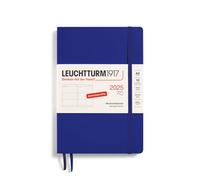 LEUCHTTURM1917 370570 Weekly Planner Medium (A5) 2025, Softcover, Ink, German