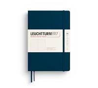 LEUCHTTURM1917 372189 Notebook Medium (A5), Hardcover, 251 Numbered Pages, Deep Sea, Dotted