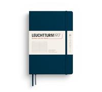 LEUCHTTURM1917 372190 Notebook Medium (A5), Hardcover, 251 Numbered Pages, Deep Sea, Ruled