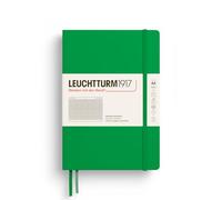 LEUCHTTURM1917 372195 Notebook Medium (A5), Hardcover, 251 Numbered Pages, Spring Leaf, Squared