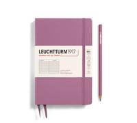 LEUCHTTURM1917 372349 Notebook Paperback (B6+), Hardcover, 219 Numbered Pages, Dusty Rose, Ruled