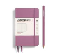 LEUCHTTURM1917 372354 Notebook Pocket (A6), Hardcover, 187 Numbered Pages, Dusty Rose, Dotted