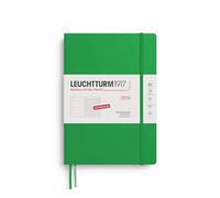 LEUCHTTURM1917 372465 Weekly Calendar & Notebook Composition (B5) 2026, 12 Months, Spring Leaf, German