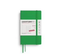 LEUCHTTURM1917 372515 Weekly Calendar & Notebook Pocket (A6) 2026, 12 Months, Soft Cover, Spring Leaf, German