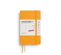 LEUCHTTURM1917 372566 Weekly Planner Pocket (A6) 2026, 12 Months, Soft Cover, Rising Sun, German
