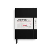 LEUCHTTURM1917 372603 Monthly Planner & Notebook Composition (B5) 2026, 16 Months (01 November 2025-28 February 2027), Softcover, Black, German