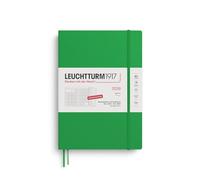 LEUCHTTURM1917 372606 Monthly Planner & Notebook Composition (B5) 2026, 16 Months (01 November 2025-28 February 2027), Softcover, Spring Leaf, German