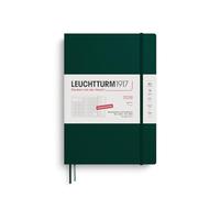 LEUCHTTURM1917 372607 Monthly Planner & Notebook Composition (B5) 2026, 16 Months (01 November 2025-28 February 2027), Softcover, Forest Green, Deutsc