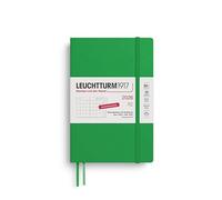 LEUCHTTURM1917 372612 Monthly Planner & Notebook Paperback (B6+) 2026, 16 Months (01 November 2025-28 February 2027), Softcover, Spring Leaf, German
