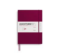LEUCHTTURM1917 372641 Weekly Planner & Notebook Master (A4+) 2026 Hardcover, 12 Months, Port Red, English