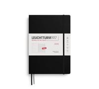 LEUCHTTURM1917 372642 Weekly Planner & Notebook Composition (B5) 2026 Hardcover, 12 Months, Black, English