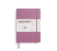 LEUCHTTURM1917 372643 Weekly Planner & Notebook Composition (B5) 2026 Hardcover, 12 Months, Dusty Rose, English