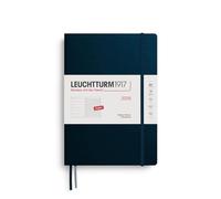 LEUCHTTURM1917 372648 Weekly Planner & Notebook Composition (B5) 2026 Hardcover, 12 Months, Deep Sea, English