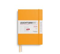 LEUCHTTURM1917 372675 Weekly Planner & Notebook Medium (A5) 2026, Softcover, 12 Months, Rising Sun, English